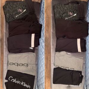 Bundle of name brand workout pants